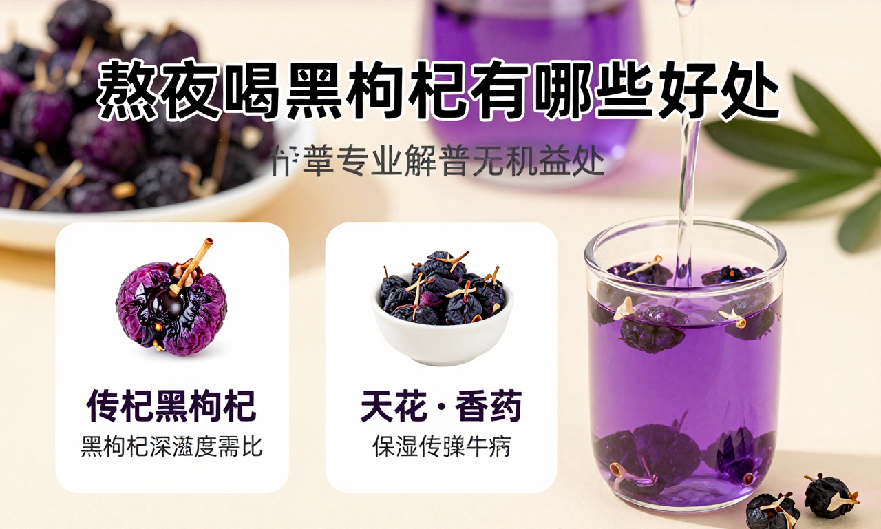 熬夜喝黑枸杞有哪些好处 专业知识科普带你了解具体益处