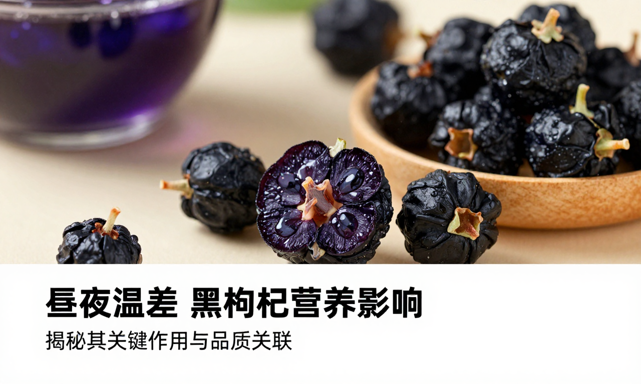 昼夜温差对黑枸杞营养影响：揭秘其关键作用与品质关联