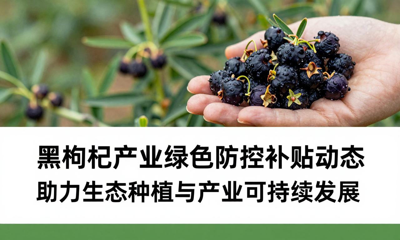 黑枸杞产业绿色防控补贴动态 助力生态种植与产业可持续发展