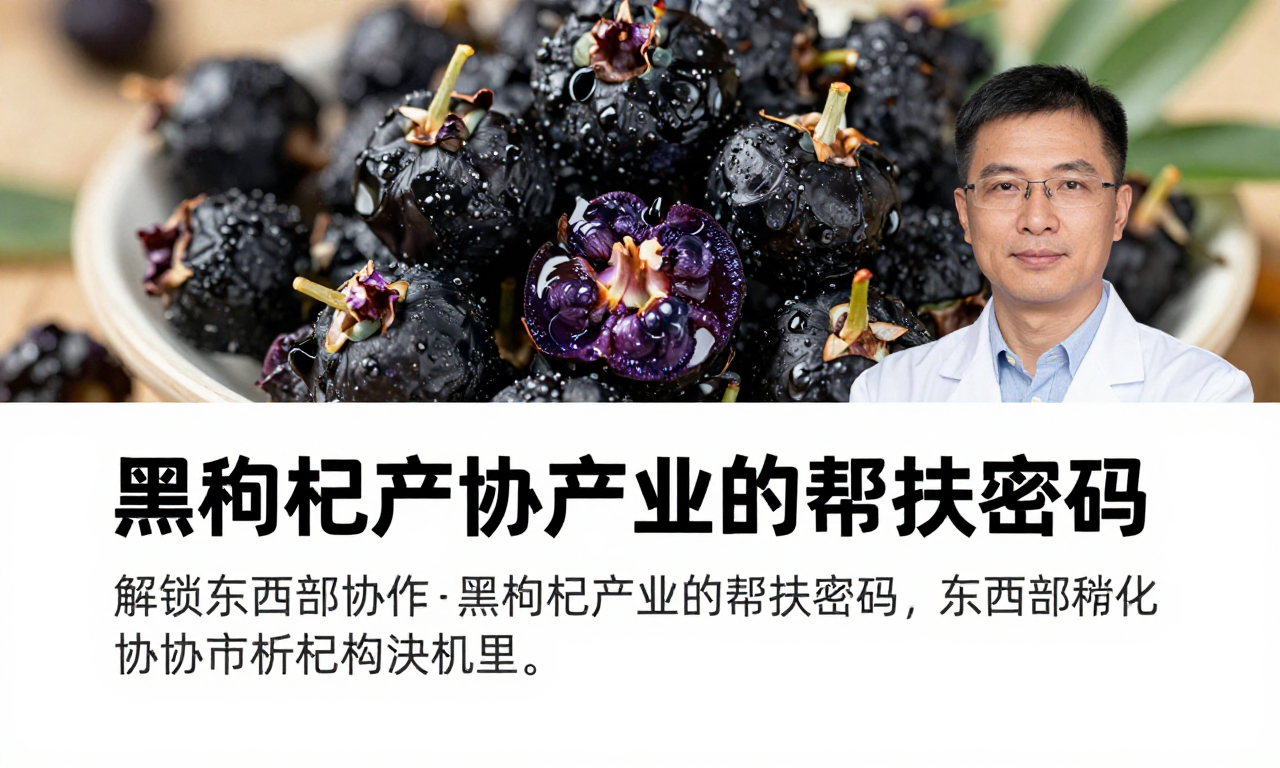 黑枸杞东西部协作产业帮扶新闻 科普：解锁东西部协作下黑枸杞产业的帮扶密码