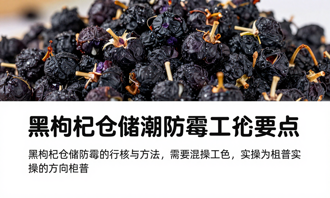 黑枸杞仓储防潮防霉工艺的核心要点与实操方法科普