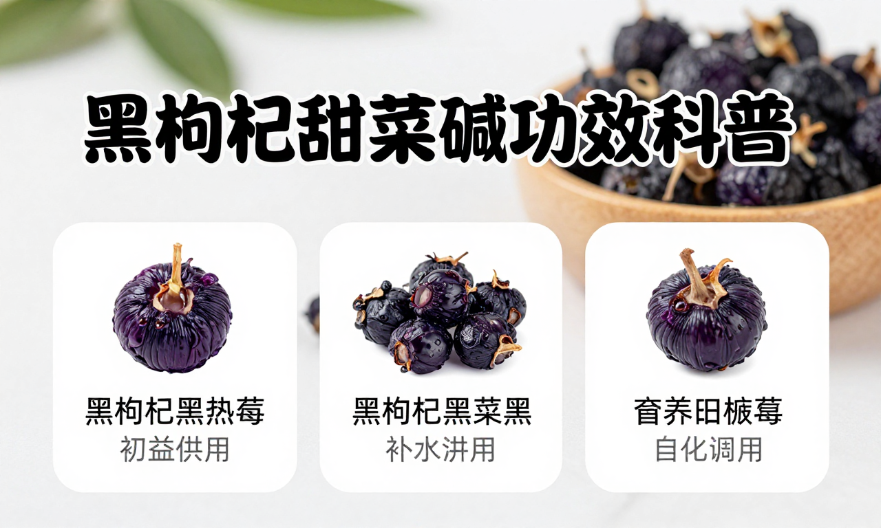 黑枸杞甜菜碱功效科普 带你了解它对人体健康的有益作用