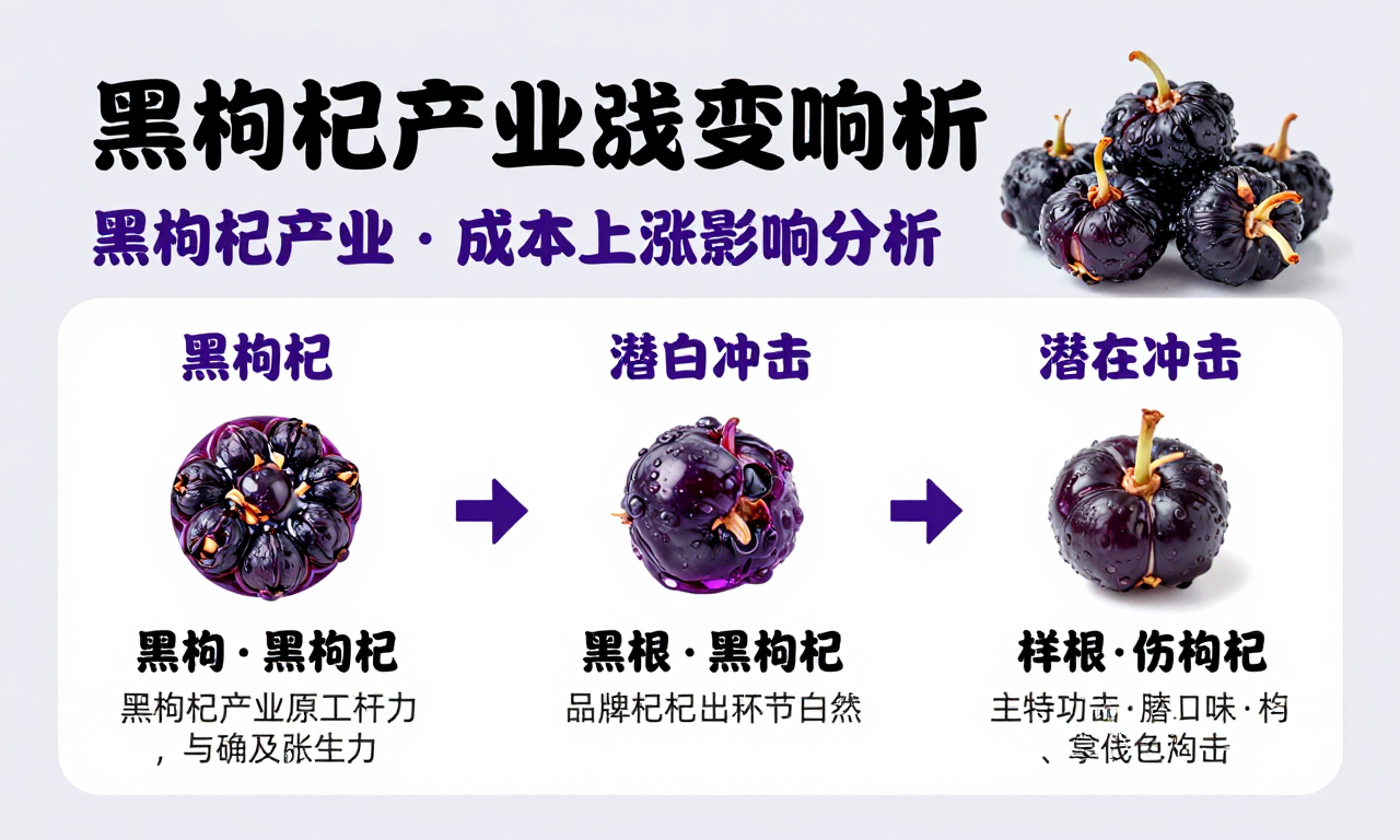 黑枸杞产业成本上涨影响分析 科普其对产业链各环节的具体关联与潜在冲击