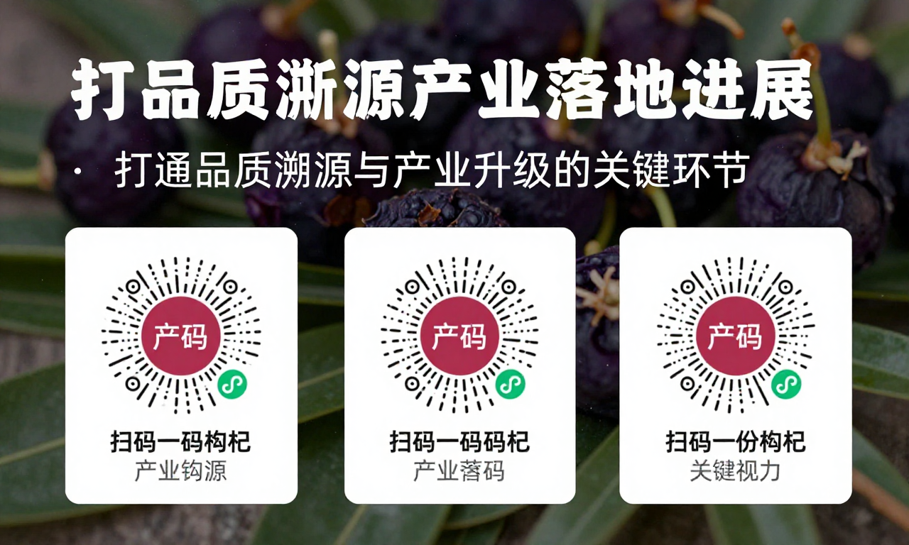 黑枸杞一物一码产业落地进展：打通品质溯源与产业升级的关键环节