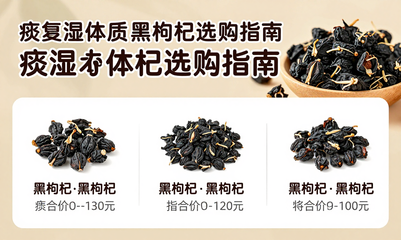 痰湿体质黑枸杞选购指南 科学挑选适合痰湿体质的黑枸杞方法