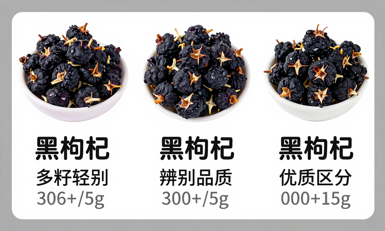 黑枸杞籽多籽少辨别品质 科普干货教你轻松区分优质黑枸杞