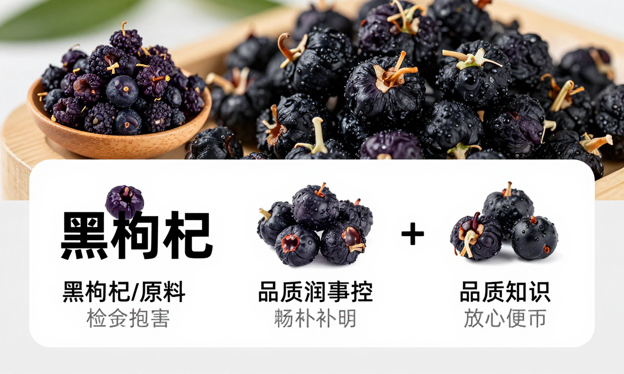 黑枸杞加工原料检验科普 教你掌握原料品质把控的实用知识