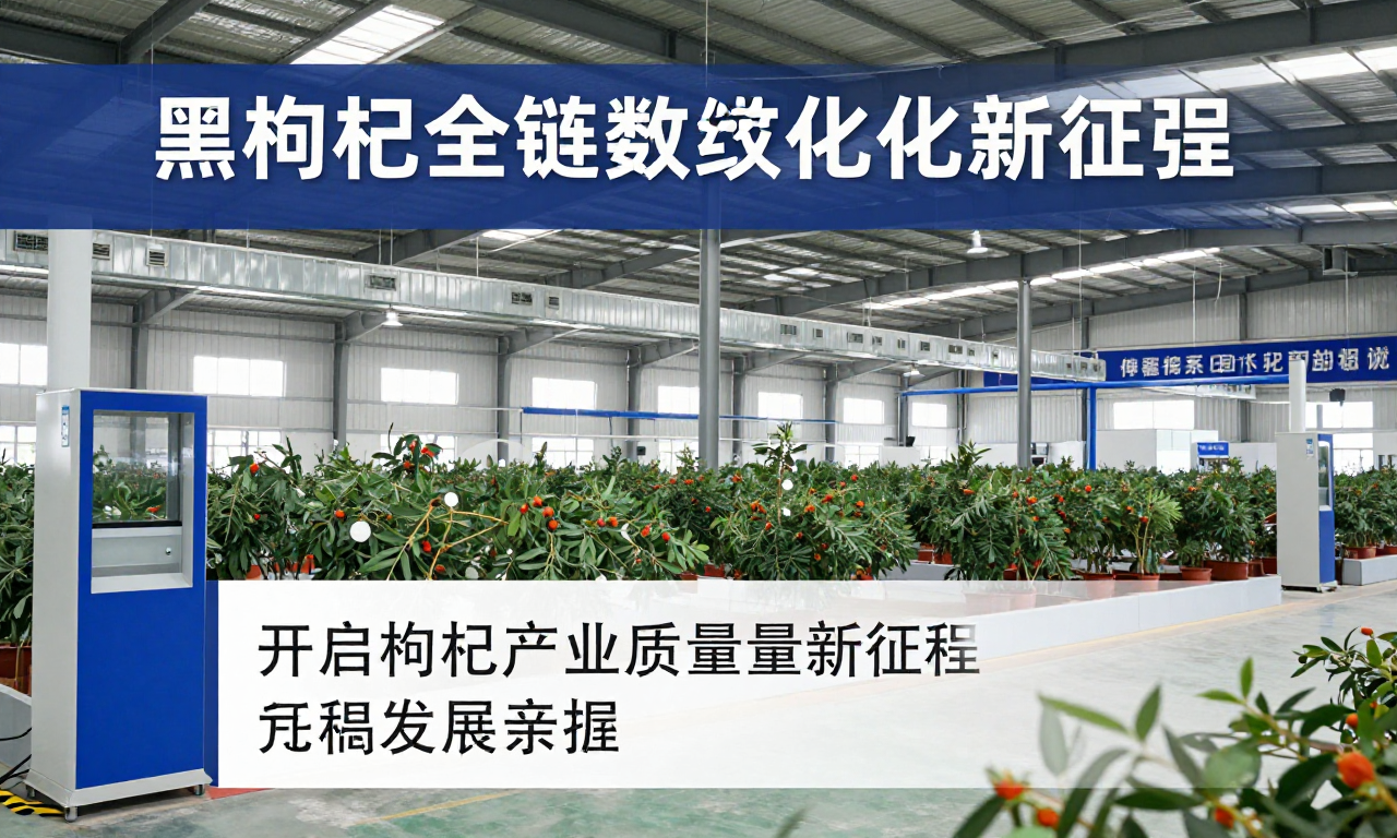 黑枸杞全链条数字化改造产业新闻：开启枸杞产业高质量发展新征程