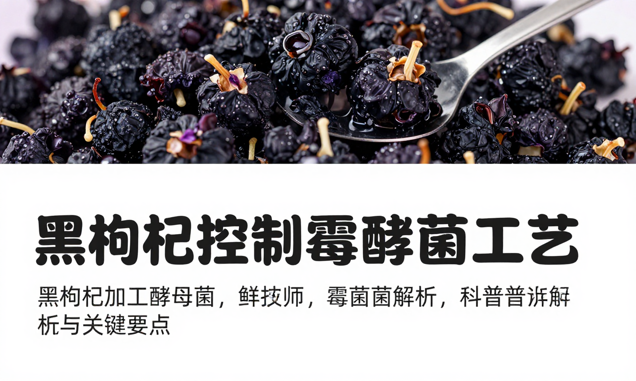 黑枸杞加工控制霉菌酵母菌工艺的科普解析与关键要点