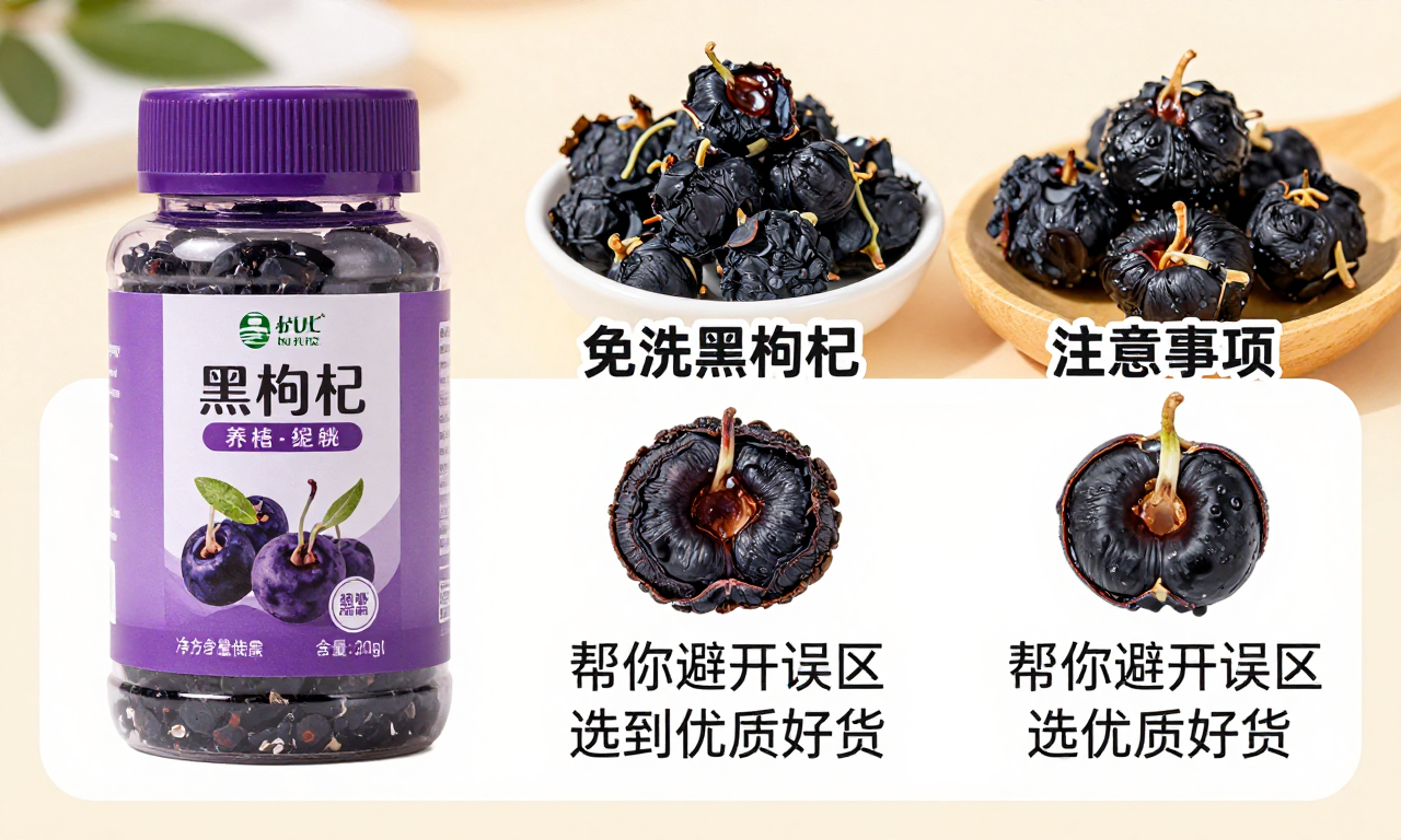 免洗黑枸杞选购注意事项 帮你避开误区选到优质好货