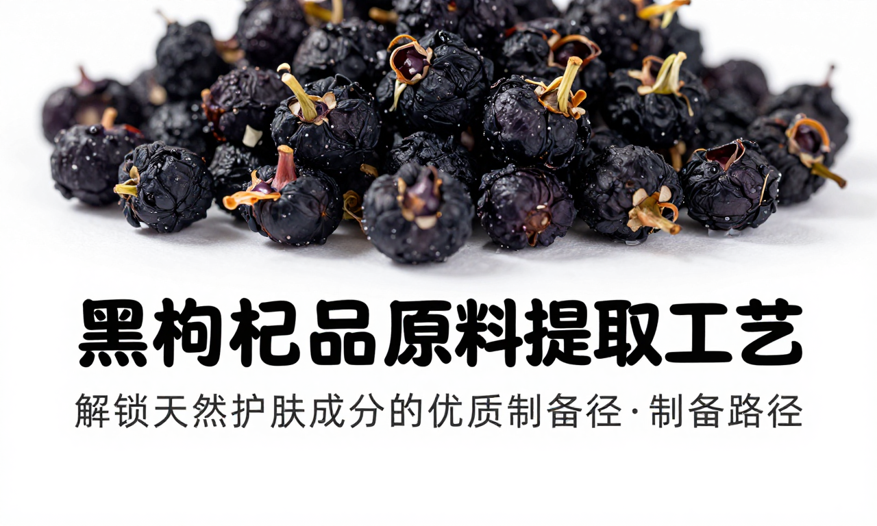 黑枸杞化妆品原料提取工艺：解锁天然护肤成分的优质制备路径