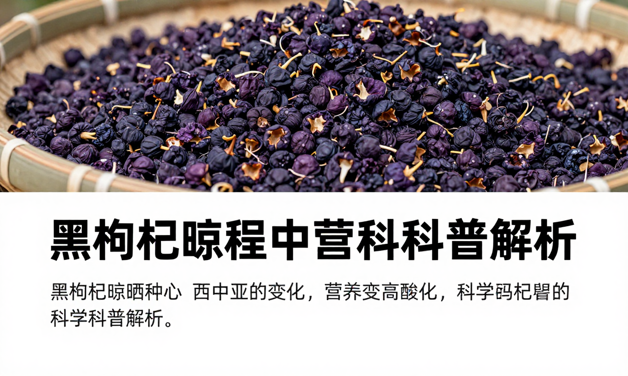 黑枸杞晾晒过程中营养变化的科学科普解析
